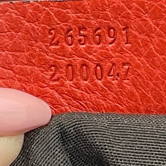 Gucci Abbey Leather Shoulder/Crossbody Bag with Gunmetal Hardware (JB1306) - Picture 11 of 13